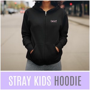 SKZ Do It Zip-up Hoodie | Unofficial Kpop Fan Merch | Gildan Full
