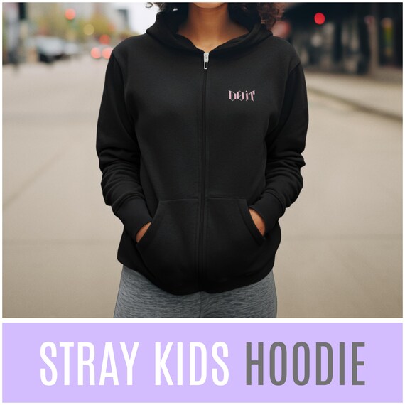 Stray Kids 【do it】ZIP-UP HOODIE SKZ Do It Zip-up Hoodie | Unofficial Kpop Fan Merch | Gildan Full
