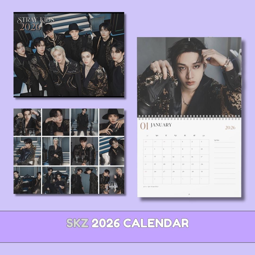 2026 Stray Kids Calendar Seasons Greetings | Kpop Calendar | SKZ