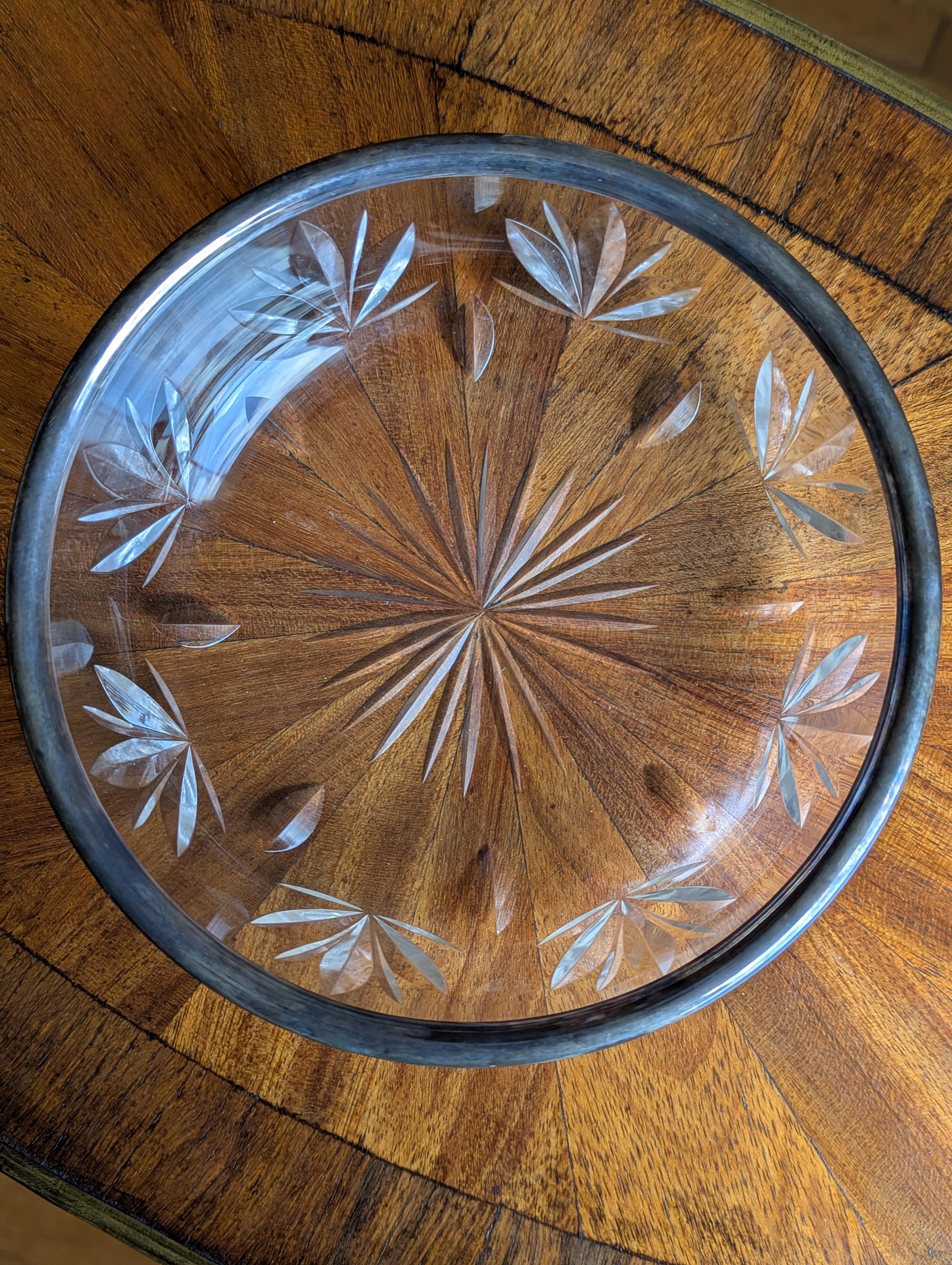 Saladier Cristal Vintage 1970 - Arts de la table