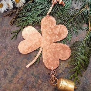 St. Patrick's Day Copper Wind Chime - St. Pats Day- Housewarming Gift For The Irish - Irish Luck - Mother's Day Gift For The Irish