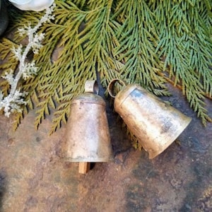 3&quot; Mermaid Tin Bells with Wooden Striker: Wedding & Christmas Craft Bells
