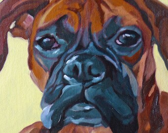 Custom Dog Portrait Painting