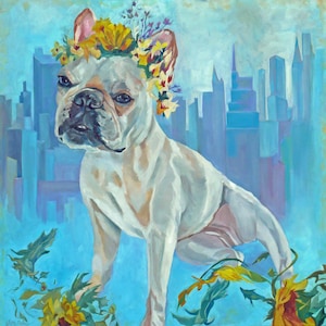 CUSTOM Dog & Cat Pet Portrait Painting image 1