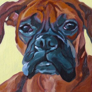 Beautiful Boxer Dog Portrait Print