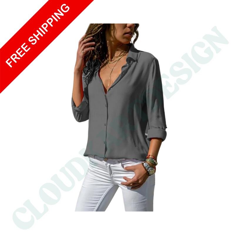 CHIFFON RUFFLE DETAILED TUNIC
