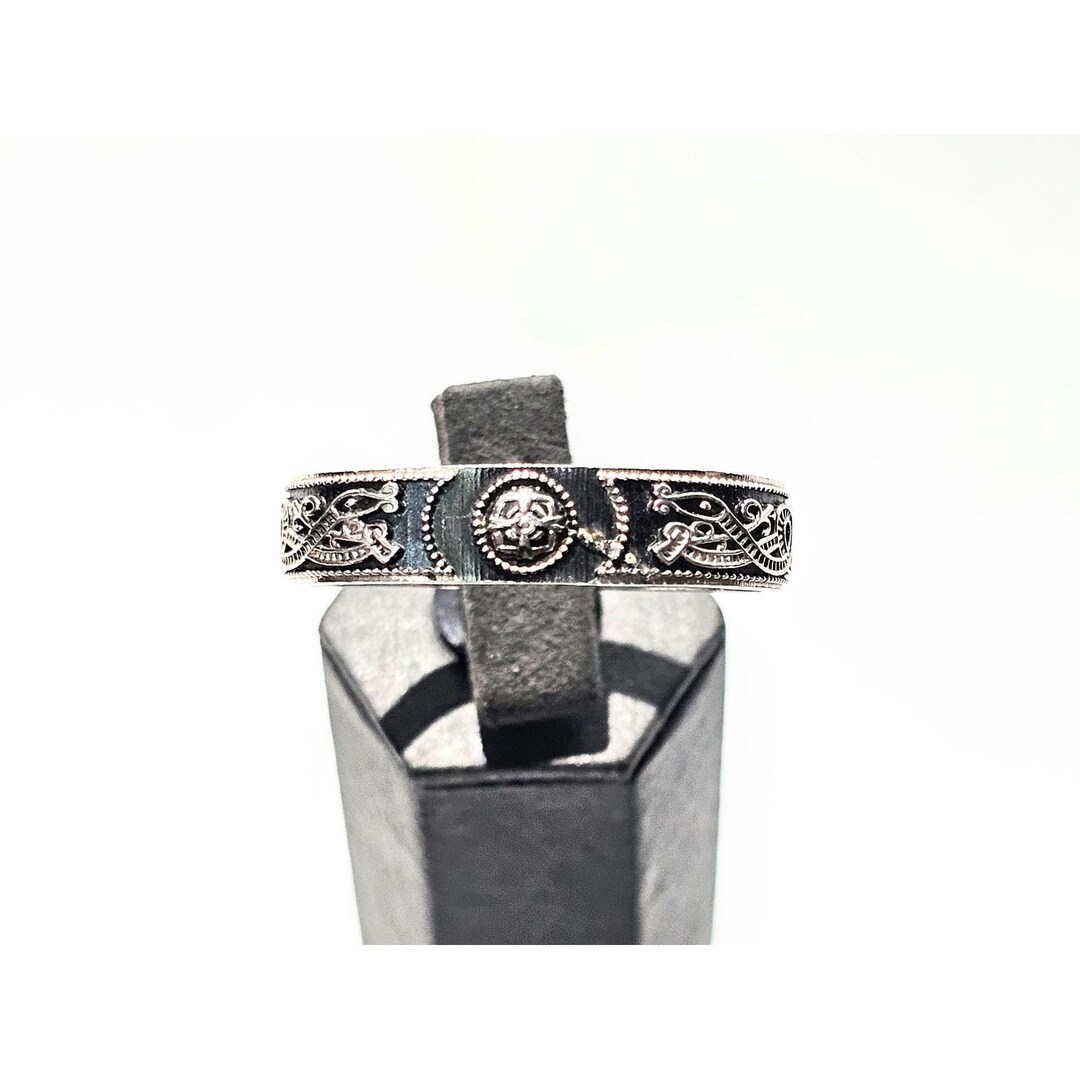 Men's Mo Leannan Sterling Celtic Warrior Ring Ardagh Chalice