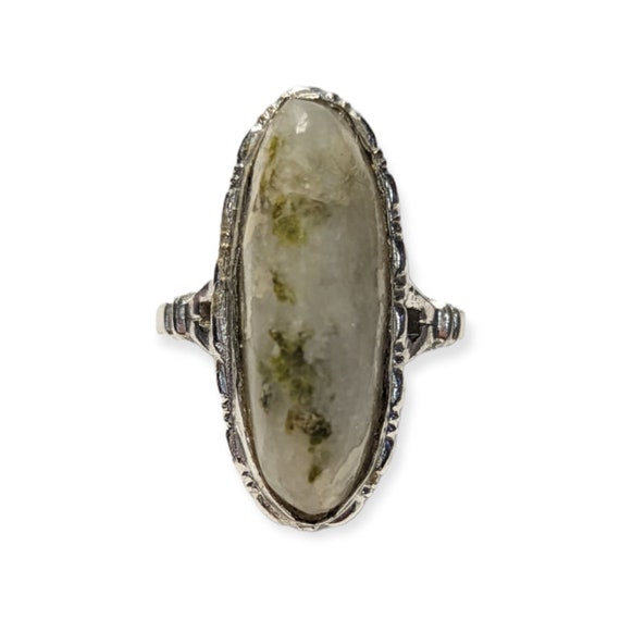 Uncas Ring Vintage Agate Sterling Ring Uncas Sterling Agate Ring