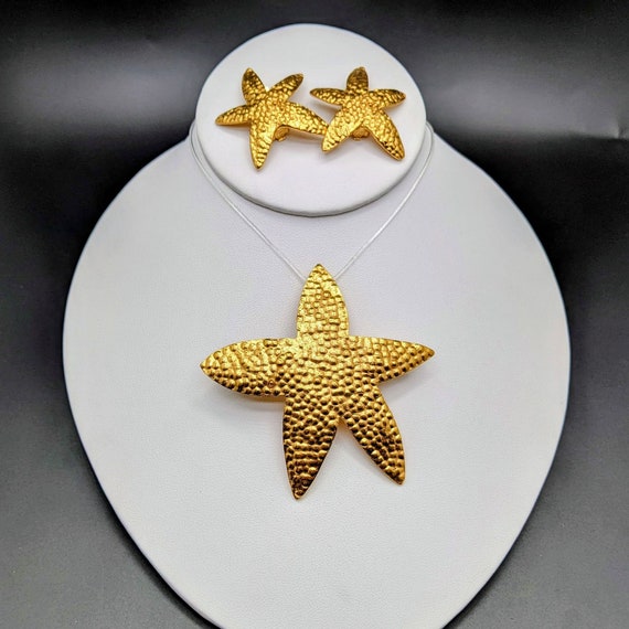 Yves Saint Laurent Starfish Jewelry Set YSL Starf… - image 6