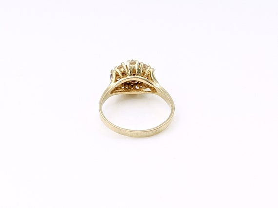Bohemian Garnet 8K Yellow Gold Ring, Vintage Gold… - image 10