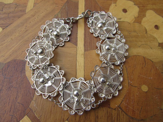 Vintage Victorian Style Sterling Filigree Spider B