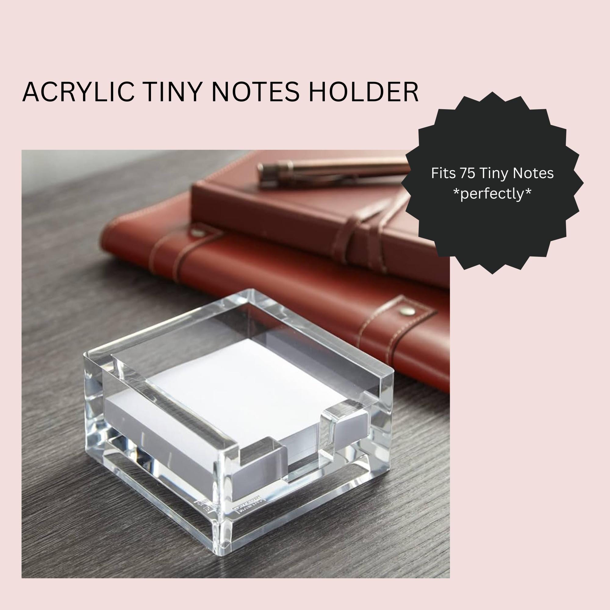 Tiny Notes Acrylic Notecards Holder