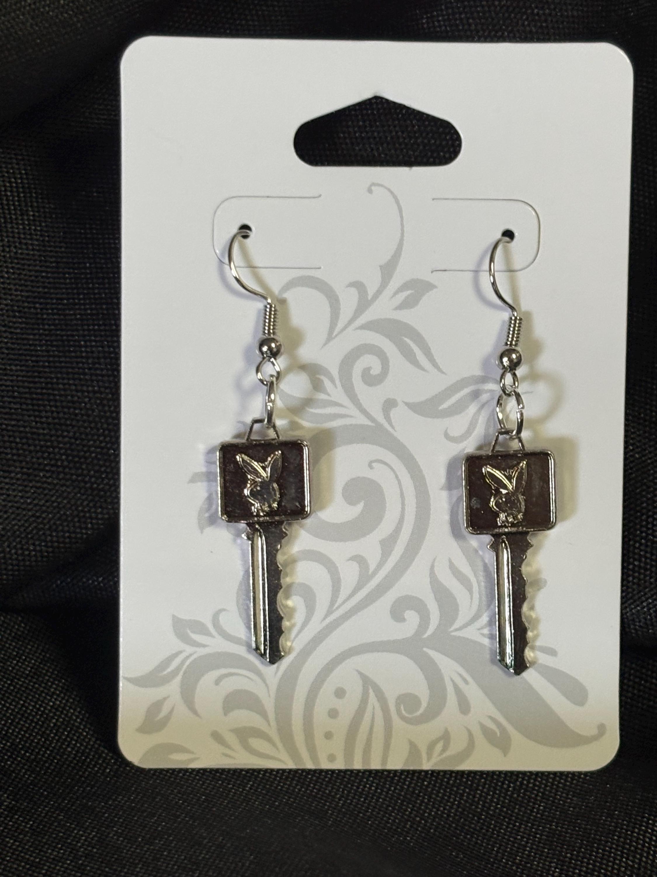 【Namilia × PLAYBOY】Key Earringsピアス チャーム 関税送料込 Playboy Key Earrings - Etsy