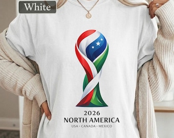 2026 World Soccer USA Mexico Canada North America Shirt