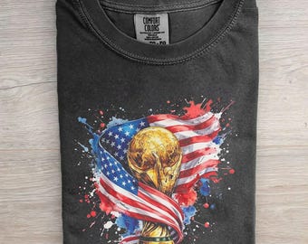 USA Soccer World Cup 2026 Vintage Bootleg 90s Shirt