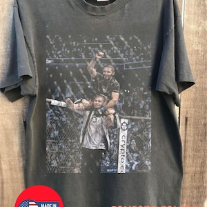 Islam Makhachev and Khabib UFC322 Vintage 90s Shirt