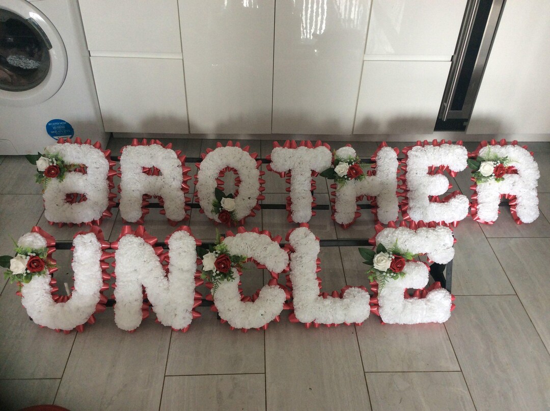 Uncle Rip Flower Card Uncle Funeral Flower Funeral Tribute Set – Lovingly Made. We Focus on ...