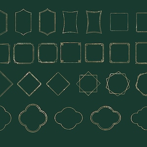 Tampons de cadres pour Procreate (Téléchargement numérique) image 8