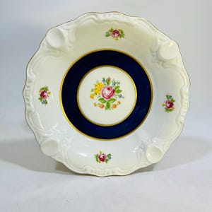 Small bowl from Weimar porcelain, genuine Weimar cobalt