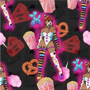 Carnival Clown Seamless File