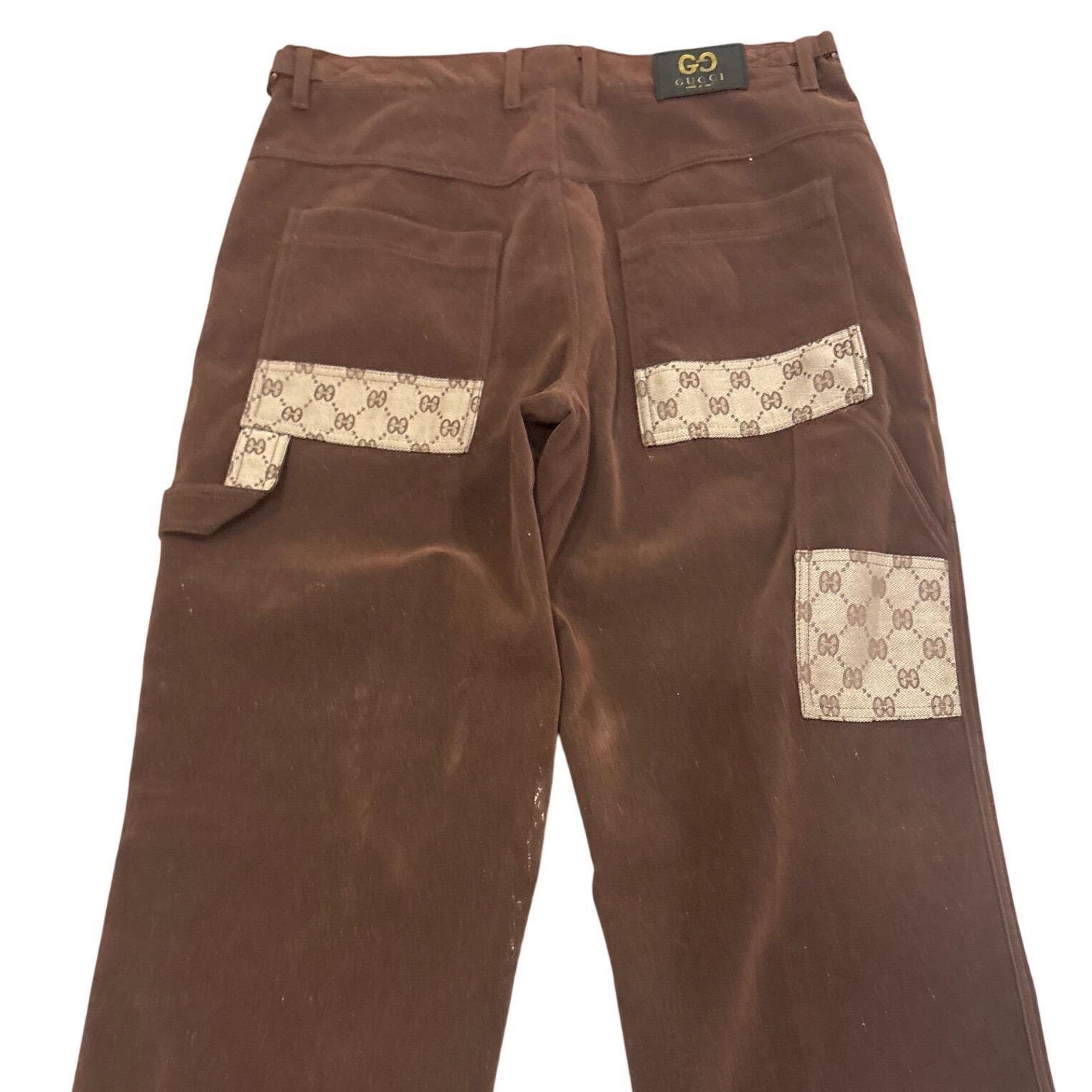 Gucci Monogram Pants - Etsy