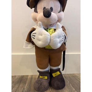 Disney Mickey Mouse Pilgrim Thanksgiving Plush Brown Harvest Walmart 51988 image 3