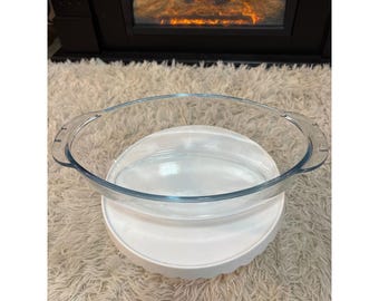 Pasabahce Borcam - Cacerola ovalada de vidrio para horno, antiadherente, para cocinar y hornear