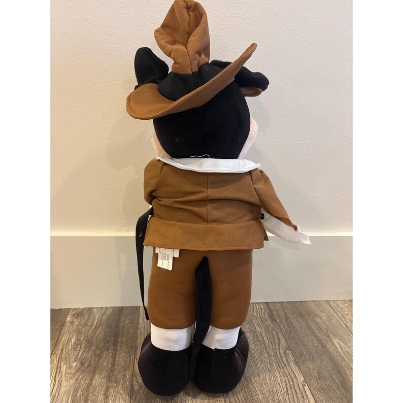 Disney Mickey Mouse Pilgrim Thanksgiving Plush Brown Harvest Walmart 51988 image 4