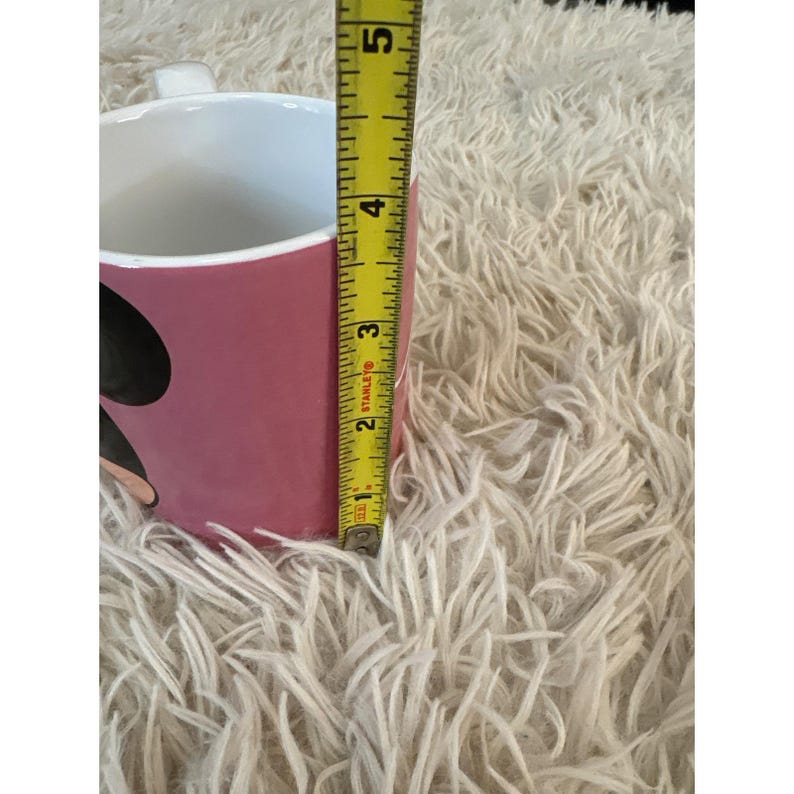 Monogram International Disney Minnie Maus Pink Tasse Herz Griff Bild 5