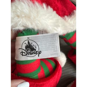 Disney Minnie Mouse Christmas Plush Red Dress Santa Hat Gift Park EXCLUSIVE image 6