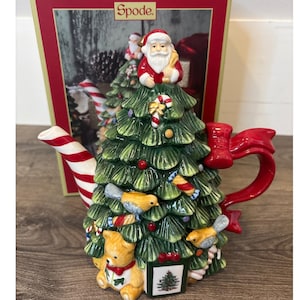 Spode christmas tree teapot - Etsy 日本
