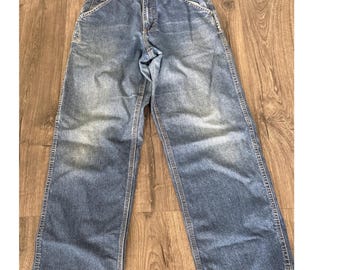 Vintage y2k GAP Factory Store Carpenter Jeans Wide Leg 31x30 Hammer Loop