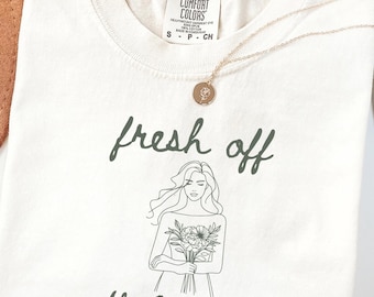 Comfort Colors Engagement T-Shirt, Bride To Be, Future Mrs