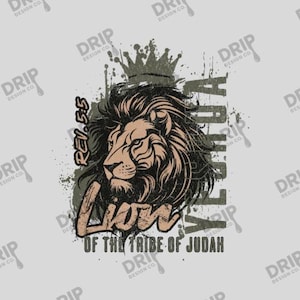 Lion of the Tribe of Judah DTF Transfer