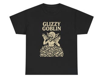 Glizzy Goblin Graphic Tee: Unisex Heavy Cotton T-Shirt