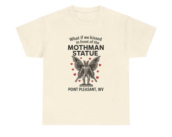 Mothman Statue Tee: West Virginia Souvenir T-Shirt
