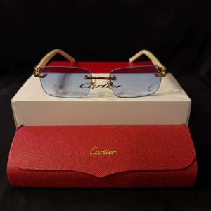 Cartier glasses case - Etsy 日本