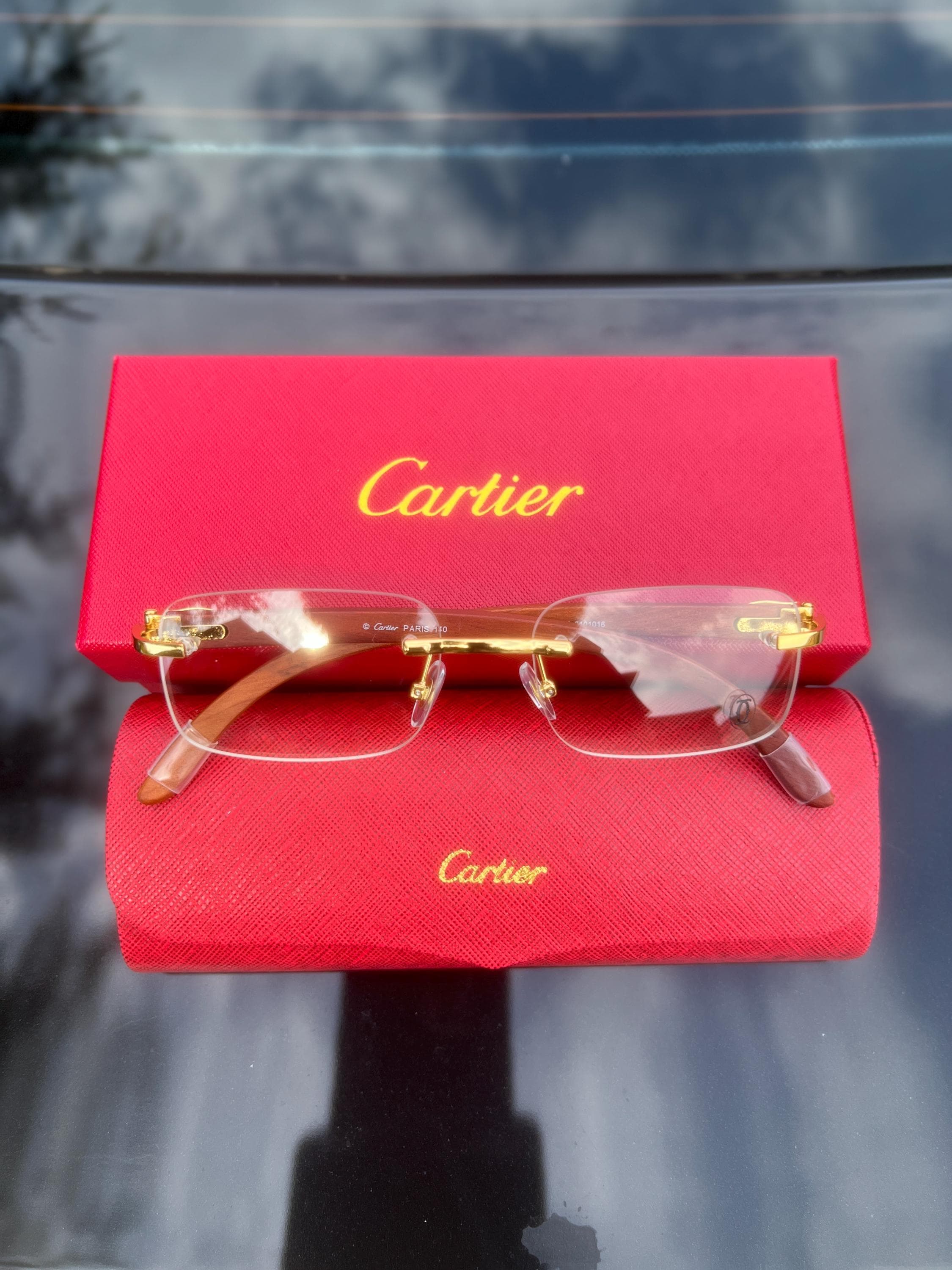 Cartier rimless glasses - Etsy 日本