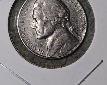 希少 1964年 D ジェファーソン　5cent5セント　レア硬貨　コレクション 1964年 D ジェファーソン ニッケル - 希少なコレクターズコイン