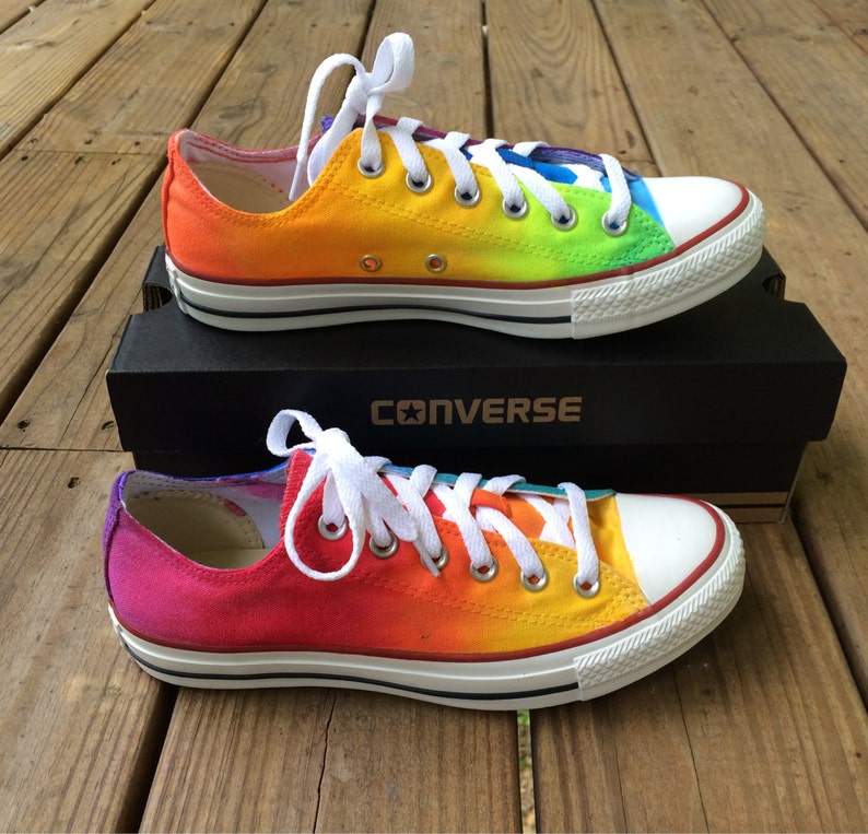 rainbow tie dye converse
