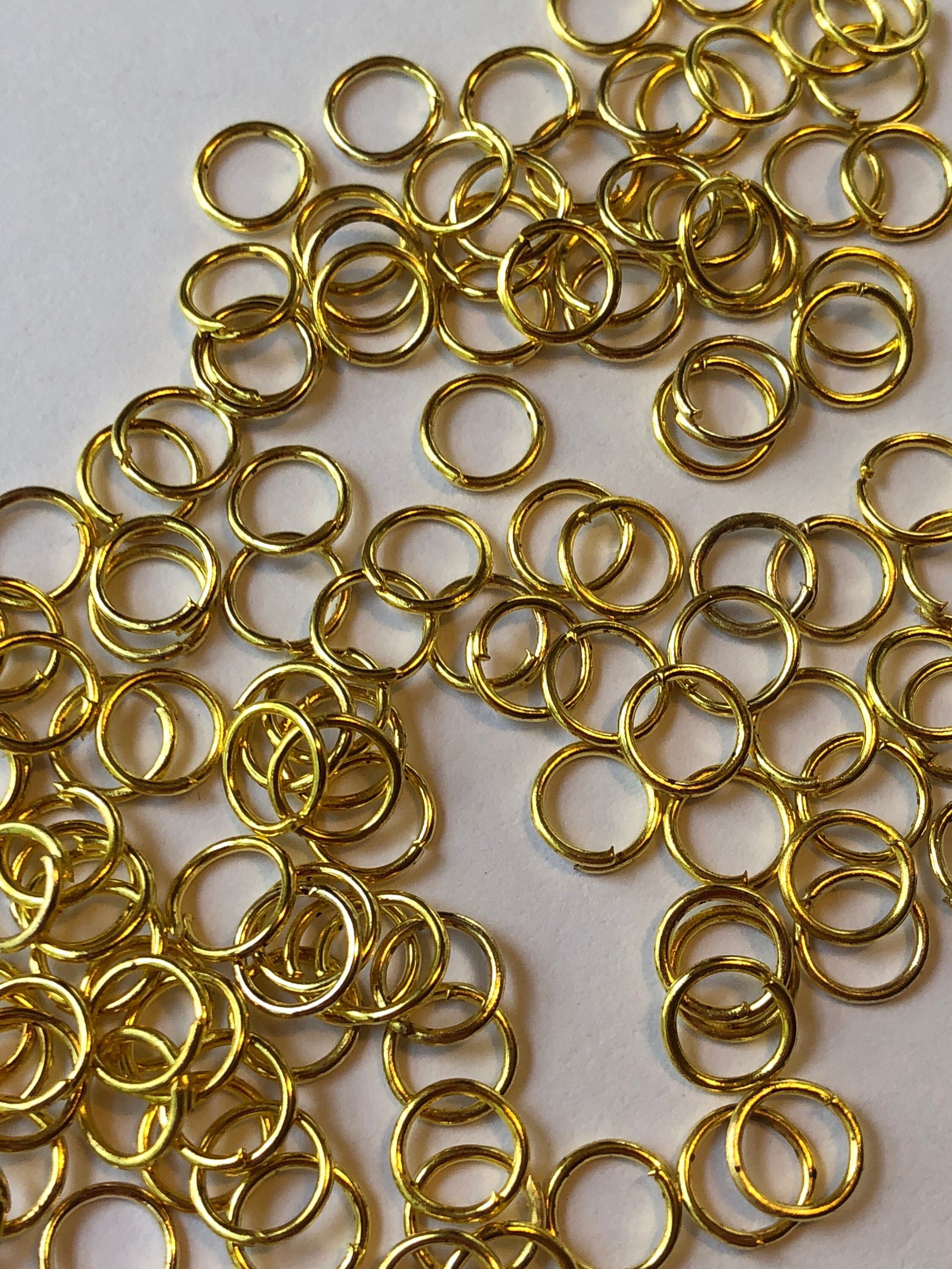 18 Grams of Metal Jewelry Findings Jumprings 6.4mm OD 5mm Etsy 日本