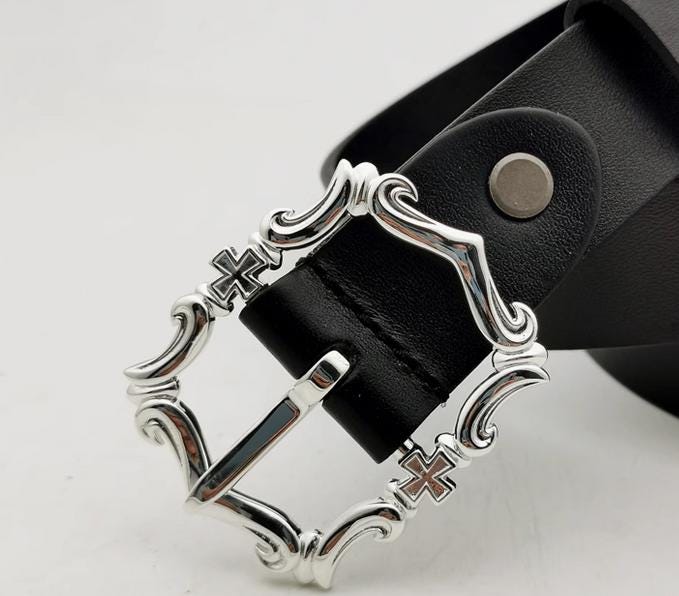 Sterling Silver Hearts Belt - Etsy display picture 3