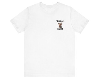 Camiseta de mamá Yorkie - Camiseta unisex de manga corta