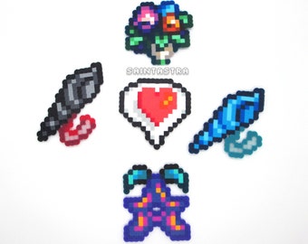 Stardew Valley Special Items // Bouquet Mermaid Pendant Void Ghost Pendant Stardrop Heart Emote