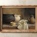 Rustic Kitchen Still Life, Vintage Still Life Digital Print, Serene ...