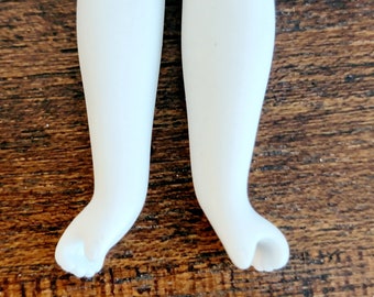Pair of Small 1 3/4 in Replacement Doll Lower ARMS Cupped Hands Unglazed Parian China for Antique Dolls or Art Dolls For 9 or 10 inch Dolls