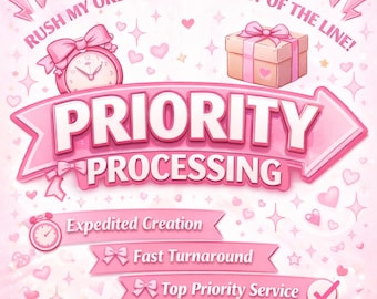 Complemento de pedido prioritario / Procesamiento urgente / Mover mi pedido al frente de la fila