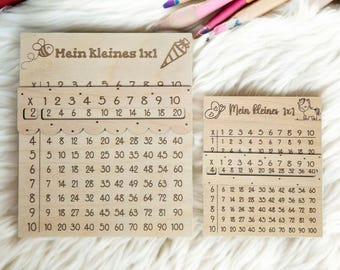 Multiplication table, back to school, learning the times tables, wooden arithmetic board, math learning aid, learning game, wooden math board, back to school gift, first day of school