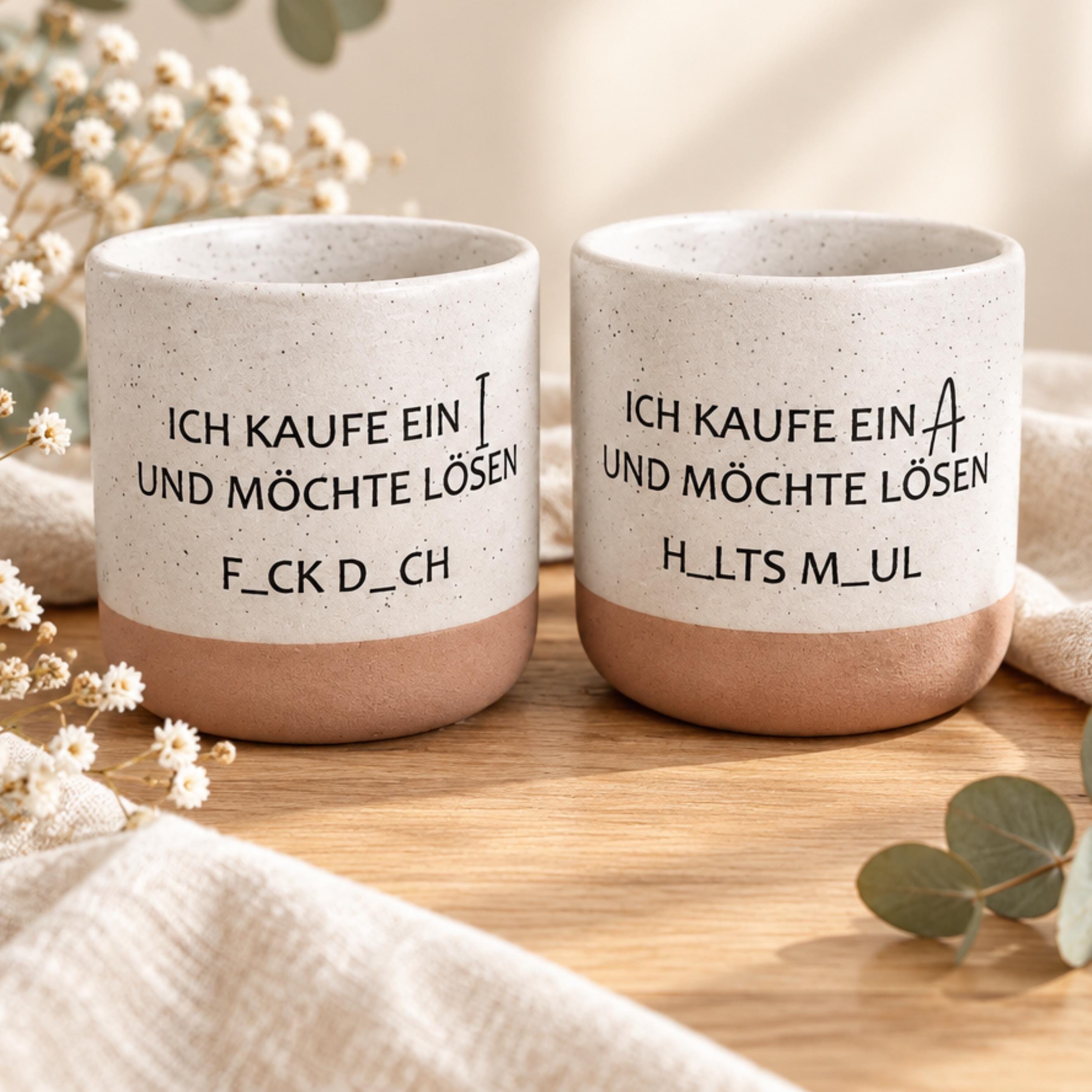 Ausgefallene tasse