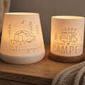 Campervan or Caravan Lantern | Camping Decor | Home Accessory | LED Tealight Decoration | Gift for Campers & Camping Enthusiasts